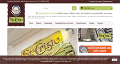 Desktop Screenshot of hornosantocristo.com